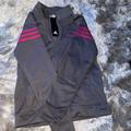 Adidas Jackets & Coats | Adidas Girl's Jacket | Color: Gray/Pink | Size: Xlg