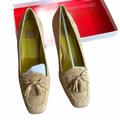 Coach Shoes | 2x Hp! Worn Once Coach Jude Tan Suede 7.5 Tassel. | Color: Green/Tan | Size: 7.5