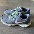 Nike Shoes | 2/$40 Nike Women’s Tennis Shoes Gray Mint Green Size 9 | Color: Gray/Green | Size: 9