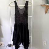 Free People Dresses | Free People Intimately Sheer Dress | Color: Black | Size: Xs