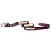 Tory Leather Stitched Pattern Belt - 36 - Havana - 3/4" - Smartpak