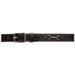 Tory Leather 1.5" Snaffle Bit Belt - 34 - Black/Nickel - Smartpak