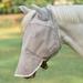 SmartPak Deluxe Pony Fly Mask - Large Pony - Silver w/ Silver Trim - Smartpak