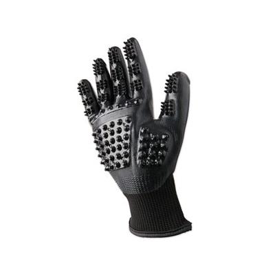 HandsOn Gloves for Grooming - S - Black - Smartpak
