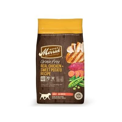 Merrick Grain Free Real Chicken + Sweet Potato Recipe Dry Dog Food - 22lb Bag - Smartpak