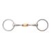 JP Korsteel Stainless Steel Copper Oval Link Loose Ring Snaffle Bit - 5.5" - Smartpak