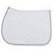 SmartTherapy ThermoBalance Ceramic All Purpose Saddle Pad - White w/ Grey Trim - Smartpak