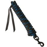 Blocker Lead Rope with Leather Popper - Blue - Smartpak