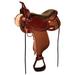 High Horse Willow Springs Cordura Saddle - 17" - Wide - Tobac - Smartpak