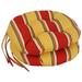 16-inch Round Tufted Indoor/Outdoor Chair Cushions (Set of 2) - 16"