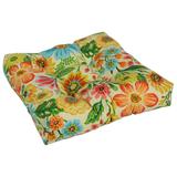 19-inch Square Tufted Indoor/Outdoor Chair Cushion - 19" x 19"