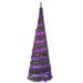 7.5 ft. Halloween Purple and Black Pop-Up Tree by National Tree Company