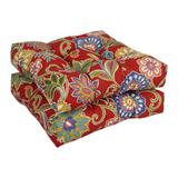 19-inch Square Indoor/Outdoor Chair Cushions (Set of 2) - 19" x 19"