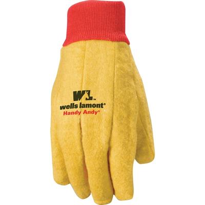 Wells Lamont 300 Men's Chore Gloves, Cotton/Polyester, Yellow