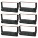 PrinterDash Compatible Replacement for Verifone P220/250/500 Black Printer Ribbons (6/PK) (CRM009-002B)