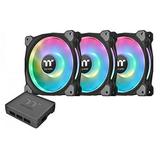 Thermaltake Riing Duo RGB Software Enabled Case Fan - Three Pack - 140mm