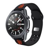 Black San Francisco Giants 20mm Samsung Compatible Watch Band