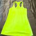 Lululemon Athletica Tops | Lululemon Neon Green Racerback Tank | Color: Green/Yellow | Size: 6