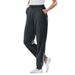 Plus Size Women's Better Fleece Jogger Sweatpant by Woman Within in Heather Charcoal (Size S)