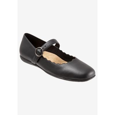 Women's Sugar Flat by Trotters in Black (Size 8 1/2 M)