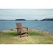 Ahumada Plastic Adirondack Chair in Gray/Brown Laurel Foundry Modern Farmhouse® | 37.25 H x 29.88 W x 33.25 D in | Wayfair