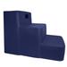 Horsemen's Pride Three - Step Mounting Block - Navy - Smartpak