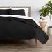 Bare Home Modern & Contemporary Microfiber 3 Piece Bedspread Set Microfiber in Black | Full/Queen Coverlet + 2 Shams | Wayfair 812228032189