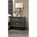 Wildon Home® Braylea 2 Drawer Nightstand Wood in Brown/Gray/Green | 25 H x 24 W x 16 D in | Wayfair 813B92EF32634FEAA65A3798361F9E42