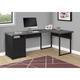 Latitude Run® Computer Desk, Home Office, Corner, Storage Drawers, 80"L, L Shape, Work, Laptop, Metal Wood/Metal in Black | Wayfair