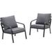 Zenova 7/3 Pieces Outdoor Patio Rattan Wicker Sectional Sofa Sets With Pillows And Cushions