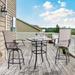 Futzca Patio Swivel Bar Bistro Set or Swivel Bar Stools