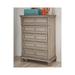 Lettner Light Gray Five Drawer Chest