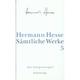 Sämtliche Werke: Bd.5 Das Glasperlenspiel - Hermann Hesse, Leinen