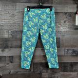 Disney Pants & Jumpsuits | Disney Park Original Crop Mickey Mouse Leggings | Color: Blue/Green | Size: S