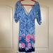 Lilly Pulitzer Dresses | Lilly Pulitzer Tropical Birds Parmigiana Dress | Color: Blue/Pink | Size: M