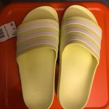 Adidas Shoes | Adidas Adilette Slides | Color: Yellow | Size: 7