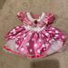 Disney Costumes | Disney Minnie Mouse Costume Dress | Color: Pink/White | Size: 3-6 Months
