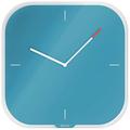 Leitz Glass Wall Clock, Cosy Range, Calm Blue, 90170061