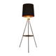 Barcelona Led - Lampe sur pied avec tablette Madison - Noir - Noir