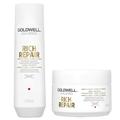 Goldwell - Goldwell Rich Repair Restoring Shampoo 250 ml + Rich Repair 60 sec Teatment 200 ml Haarpflegesets 450 ml