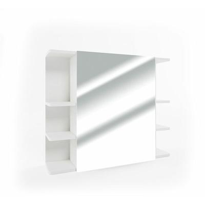 Vicco - Bad Spiegelschrank Fynn, Weiß, 79.6 x 64 cm