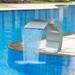vidaXL Waterfall Pool Fountain Stainless Steel Descent Pond Garden Outdoor - N/A