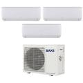 Climatizzatore condizionatore Baxi trial split inverter serie astra 7+7+9 con lsgt60-3m r-32 wi-fi