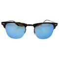 Ray Ban RB 8056 175/55 Light Ray - Tortoise Brown/Blue by Ray Ban for Men - 49-22-140 mm Sunglasses