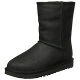 Ugg Classic Short Leather Boots Black