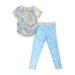 Disney Frozen 2 Exclusive Elsa Girls Sequin Graphic Top and Legging, 2-Piece Outfit Set, Sizes 4-18