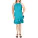 MICHAEL Michael Kors Womens Asymmetric Ruffled Halter Dress