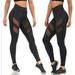 Women's Stitching Mesh Slim Hip Fitness Sexy Leg Sports Yoga Pants