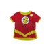 DC Comics Little Boys Yellow Red Flash Cape Short Sleeve T-Shirt