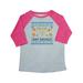 Inktastic Happy Hanukkah Sweater Style Design with Menorah and Dreidel Toddler Short Sleeve T-Shirt Unisex Heather and Hot Pink 4T